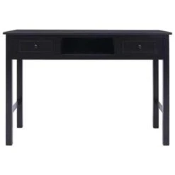 VidaXL Schrijftafel 110x45x76 Cm Hout Zwart -VIDAXL Verkoopwinkel c8fa306b2ae84b5593f6c871bc936962
