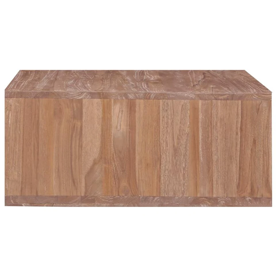 VidaXL Salontafel 70x70x30 Cm Massief Teakhout 6 VidaXL Salontafel 70x70x30 Cm Massief Teakhout - Afbeelding 4