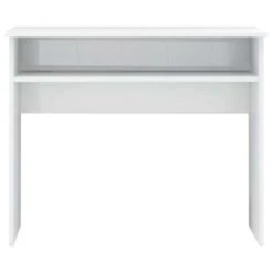 VidaXL Bureau 90x50x74 Cm Bewerkt Hout Hoogglans Wit -VIDAXL Verkoopwinkel f1d2f317150b4eeeb6f971f5cdebe5e3