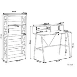 Beliani FOSTER/HARISON - Donkere Houtkleur Spaanplaat, Mdf 8 Beliani FOSTER/HARISON - Donkere Houtkleur Spaanplaat, Mdf -VIDAXL Verkoopwinkel fae94e5ac398487a90408b1aef9d34bf