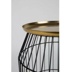 Puur Tieva Bijzettafel - Metaal - Messing -VIDAXL Verkoopwinkel fd20b4b5036b44a69b94992ebc24ce86