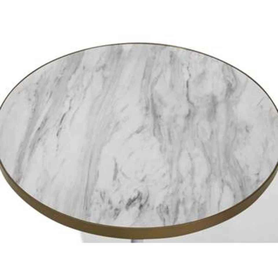 Beliani Salontafel RAMONA - Wit Mdf 5 Beliani Salontafel RAMONA - Wit Mdf - Afbeelding 3